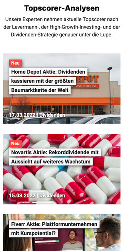 Aktienanalysen der besten Aktien weltweit.