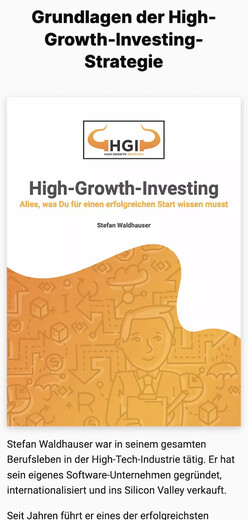 E-Book zur High-Growth-Investing-Strategie: Grundlagen des High-Growth-Investings