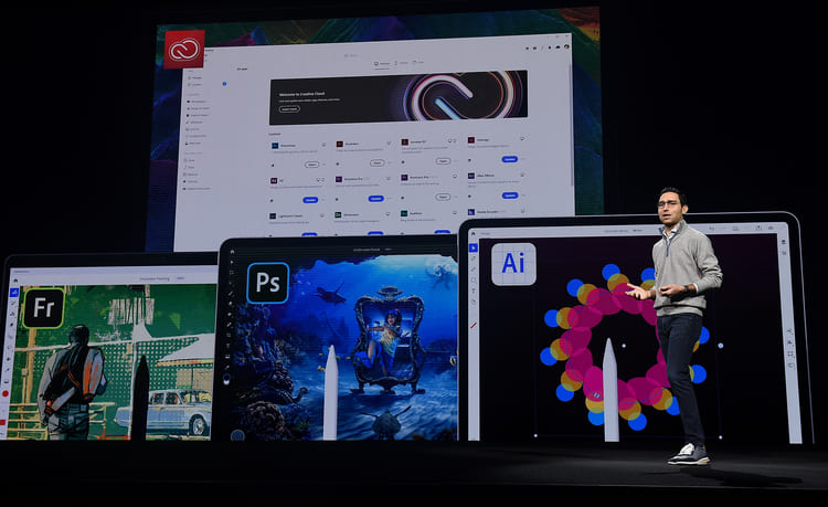 Einige Produkte der Adobe Creative Cloud im Überblick